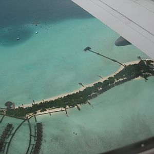 Заход на посадку .Мальдивы!